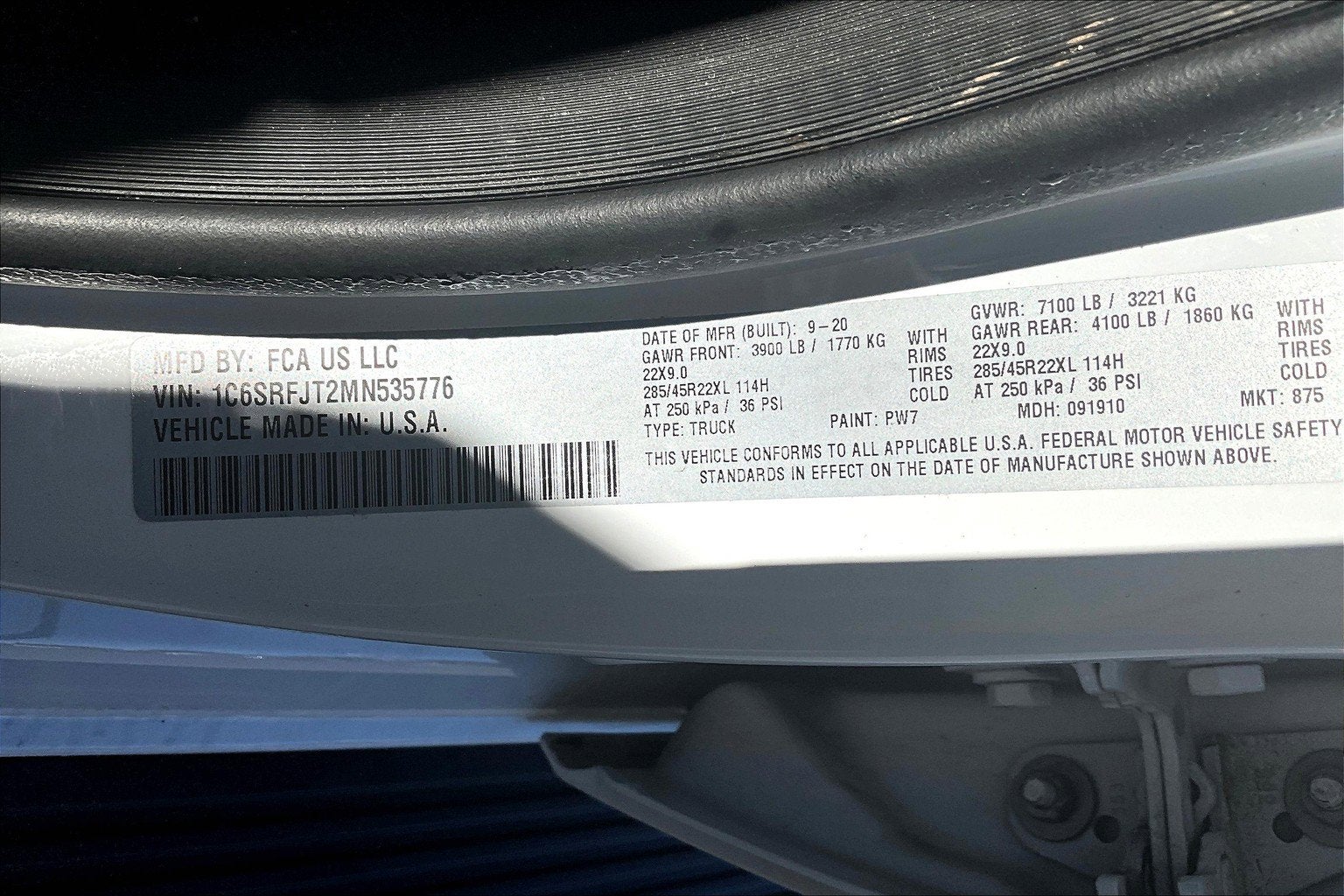 2021 RAM 1500 Laramie