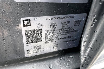 2022 Chevrolet Silverado 1500 LTD High Country