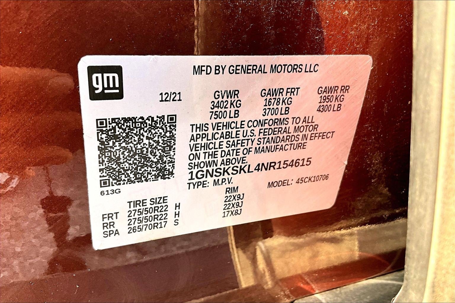 2022 Chevrolet Tahoe Premier