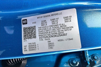 2022 GMC Canyon Elevation