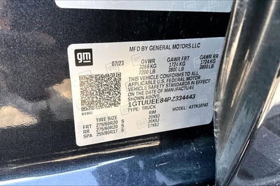 2023 GMC Sierra 1500 AT4