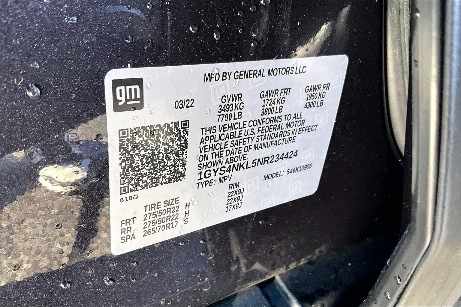 2022 Cadillac Escalade ESV Sport