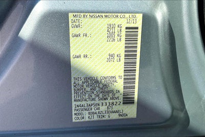 2014 Nissan Altima 2.5 S