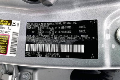 2022 Toyota Highlander XSE