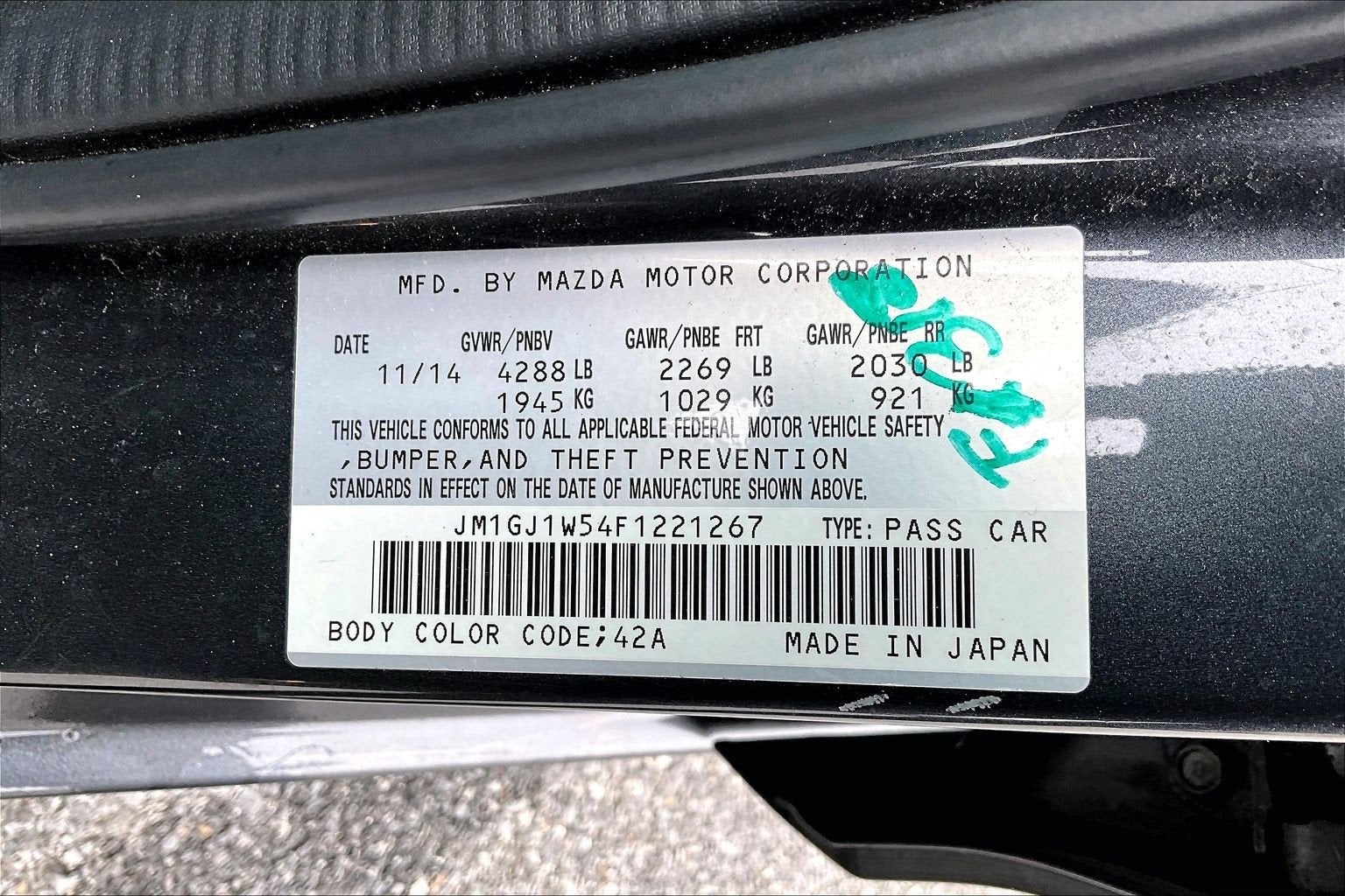 2015 Mazda Mazda6 i Grand Touring