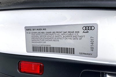 2023 Audi A4 Premium Plus 45 TFSI S line quattro S tronic