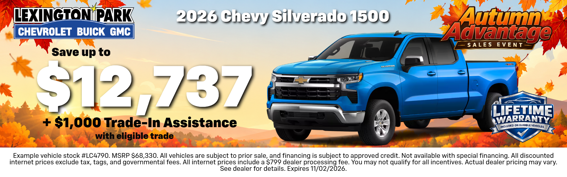 Up to $12,737 off Silverado 1500